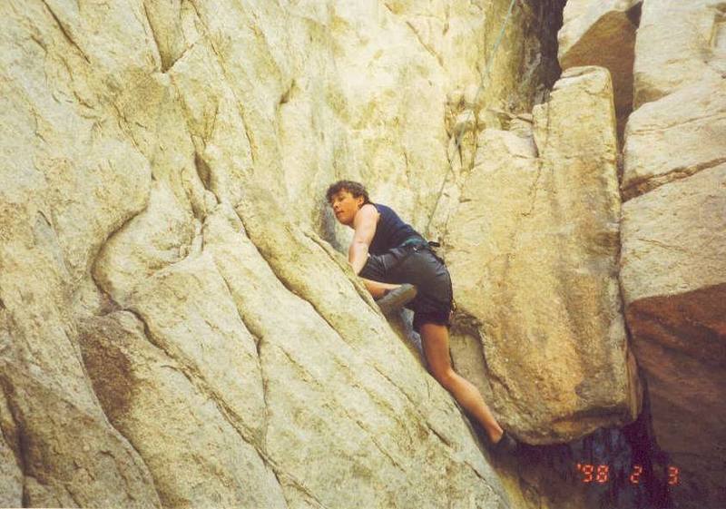 Starting Broken Serenity on the Watchtower in Ferguson Canyon.