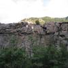 Middle section of Dogwood Crag showing #7 Modest Man From Mandrake (5.9)