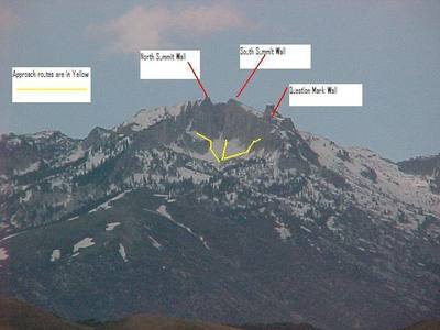 General Approach Routes and Wall ID's